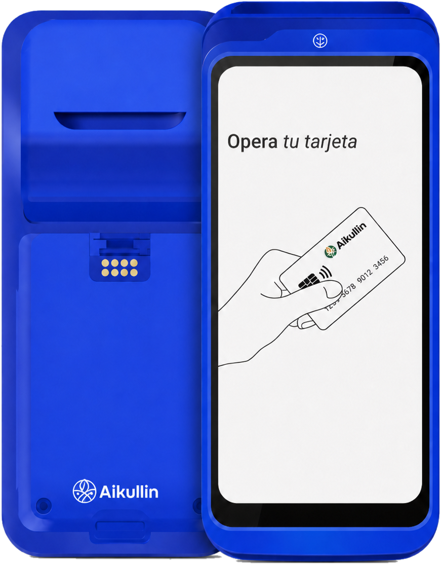 POS Aikullin visto de frente y por detrás